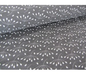 Stretch Sweat Pusteblume verblümt grau anthrazit